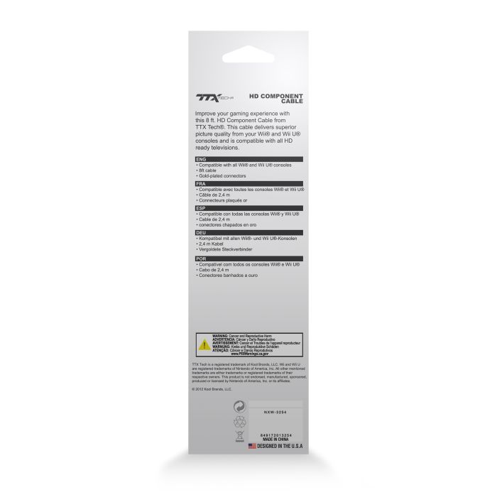 HD Component Cable for Wii and Wii U