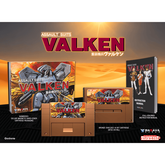Assault Suits Valken: Collectors & Deluxe Edition Sets (NTSC) for SNES Game – CastleMania Games