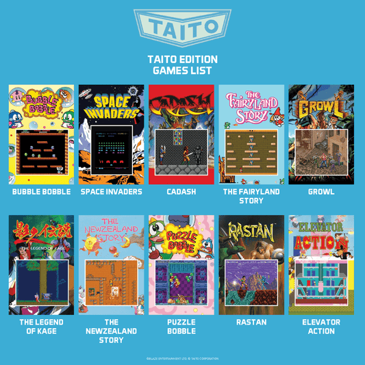 Evercade Alpha Taito Bartop Arcade for Bartop Arcade – CastleMania Games