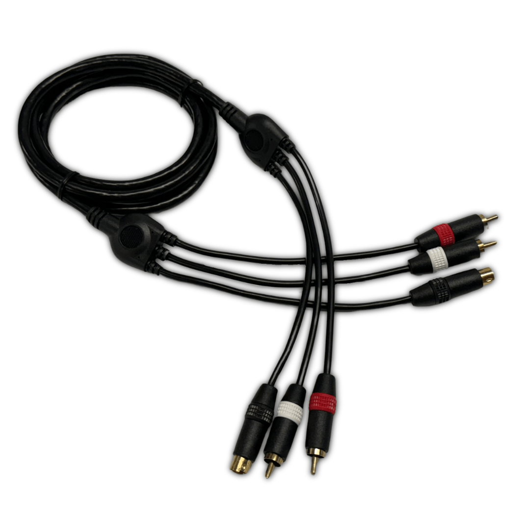 Insurrection Industries S - Video (Y/C) Cable w/ Stereo Audio for A/V Cable – CastleMania Games