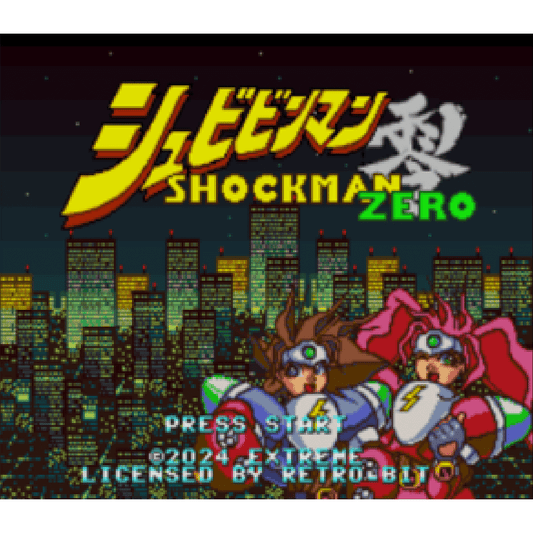 Kaizou Choujin Schbibinman Zero - Shockman Zero for SNES® (NTSC) for SNES Game – CastleMania Games