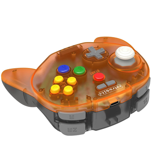 Tribute64 2.4GHz Wireless Controller - Orange Hawk (Daiei Hawks) for Controller – CastleMania Games