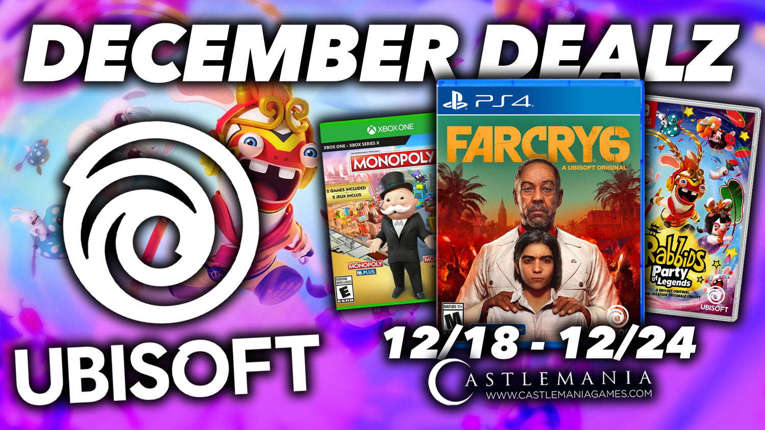 Save on Dealz from Ubisoft now through December 24th!