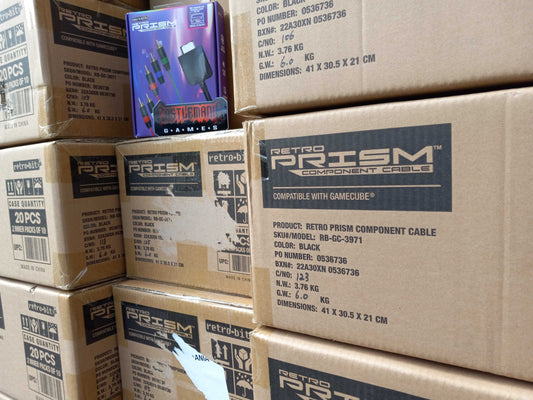 The Retro Prism Component Cable for GameCube has arrived! - CastleMania Games