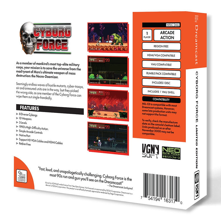 Cyborg Force (Limited Edition) [Sega Dreamcast]