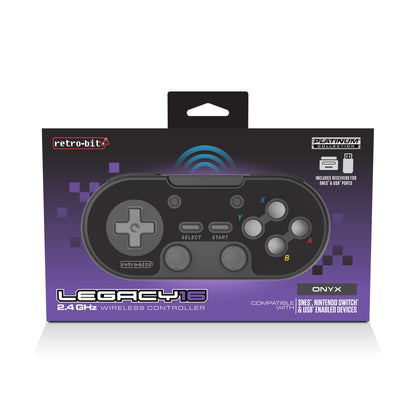 Retro-Bit Legacy16 2.4GHz Wireless Controller - Black - CastleMania Games