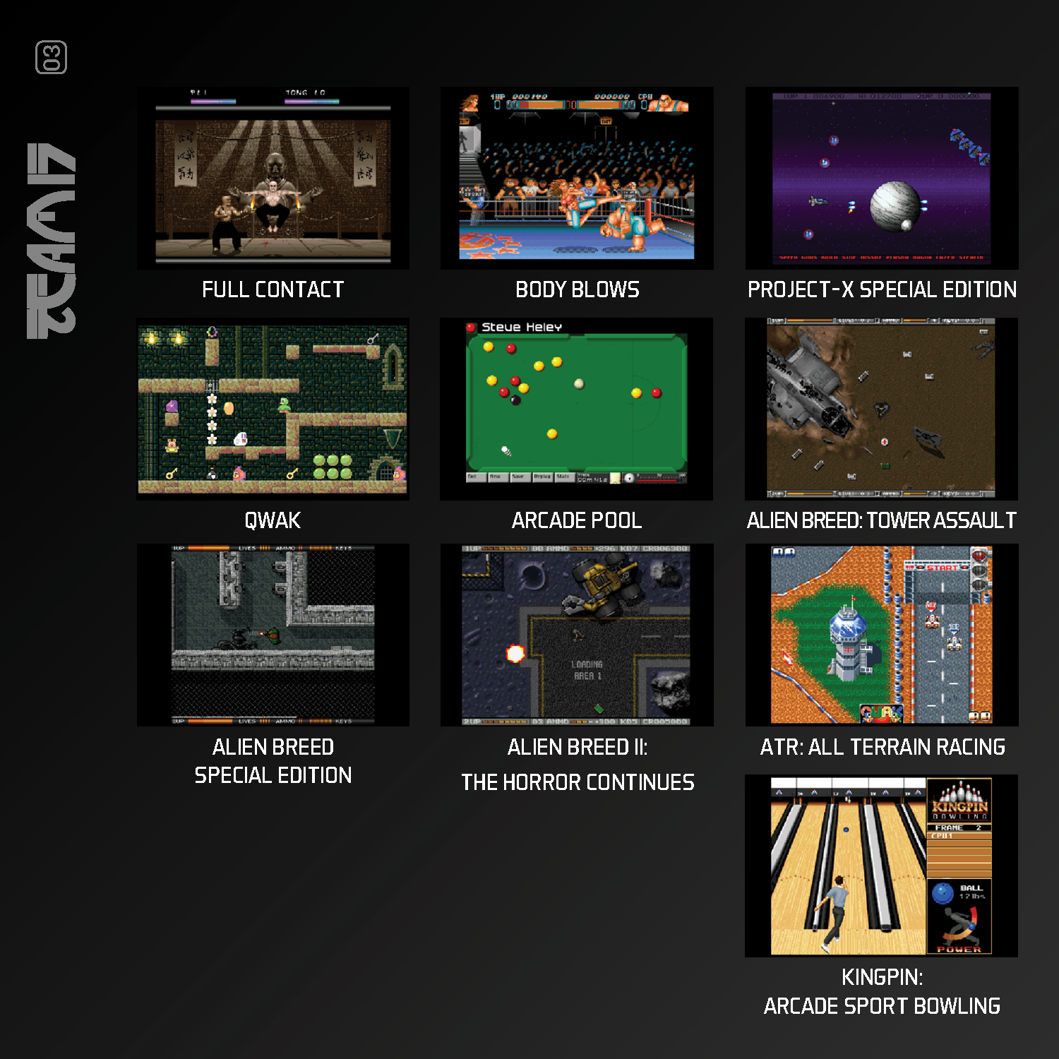 Evercade Team 17 Amiga Collection 1 - CastleMania Games