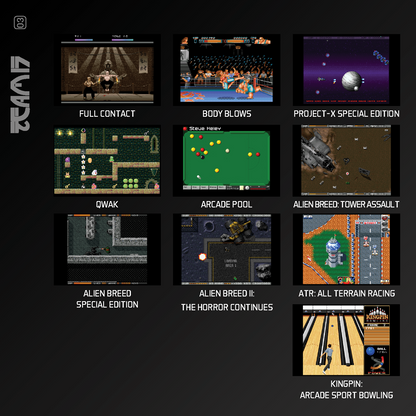 Evercade Team 17 Amiga Collection 1 - CastleMania Games