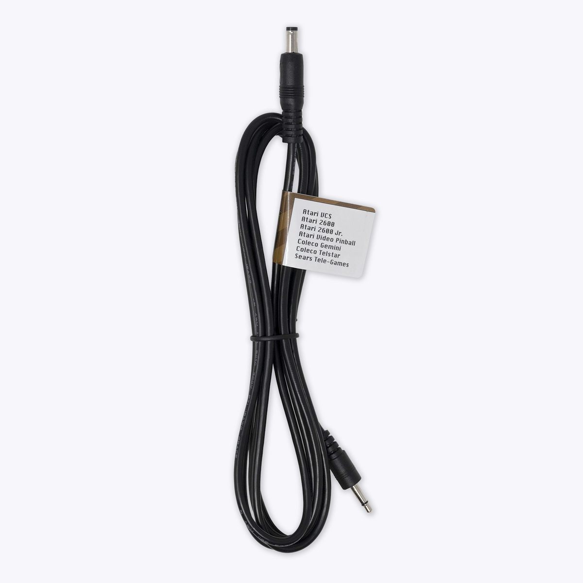 RetroTap DC Power Cable for Atari 2600 (TS 3.5 mm Positive Tip