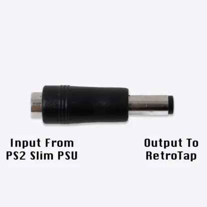 RetroTap DC Power Adapter, PS2 Slim PSU to RetroTap