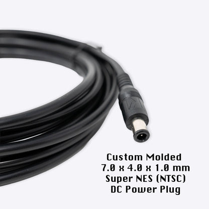 RetroTap DC Power Cable for Nintendo SNES (NA), Virtual Boy (7 x 4 x 1 mm)