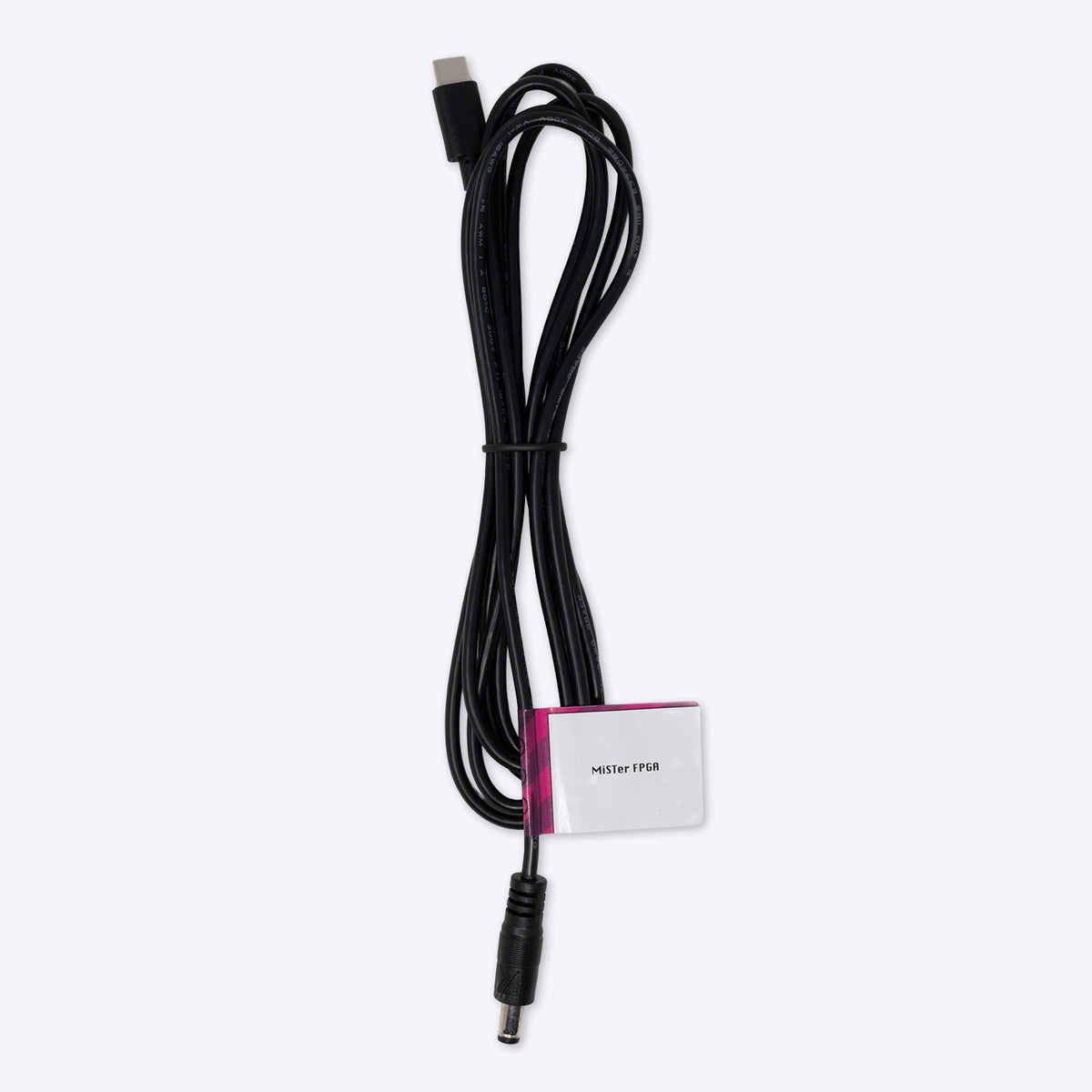 RetroTap DC Power Cable for MiSTer FPGA (USB-C to 5.5 x 2.1 mm)