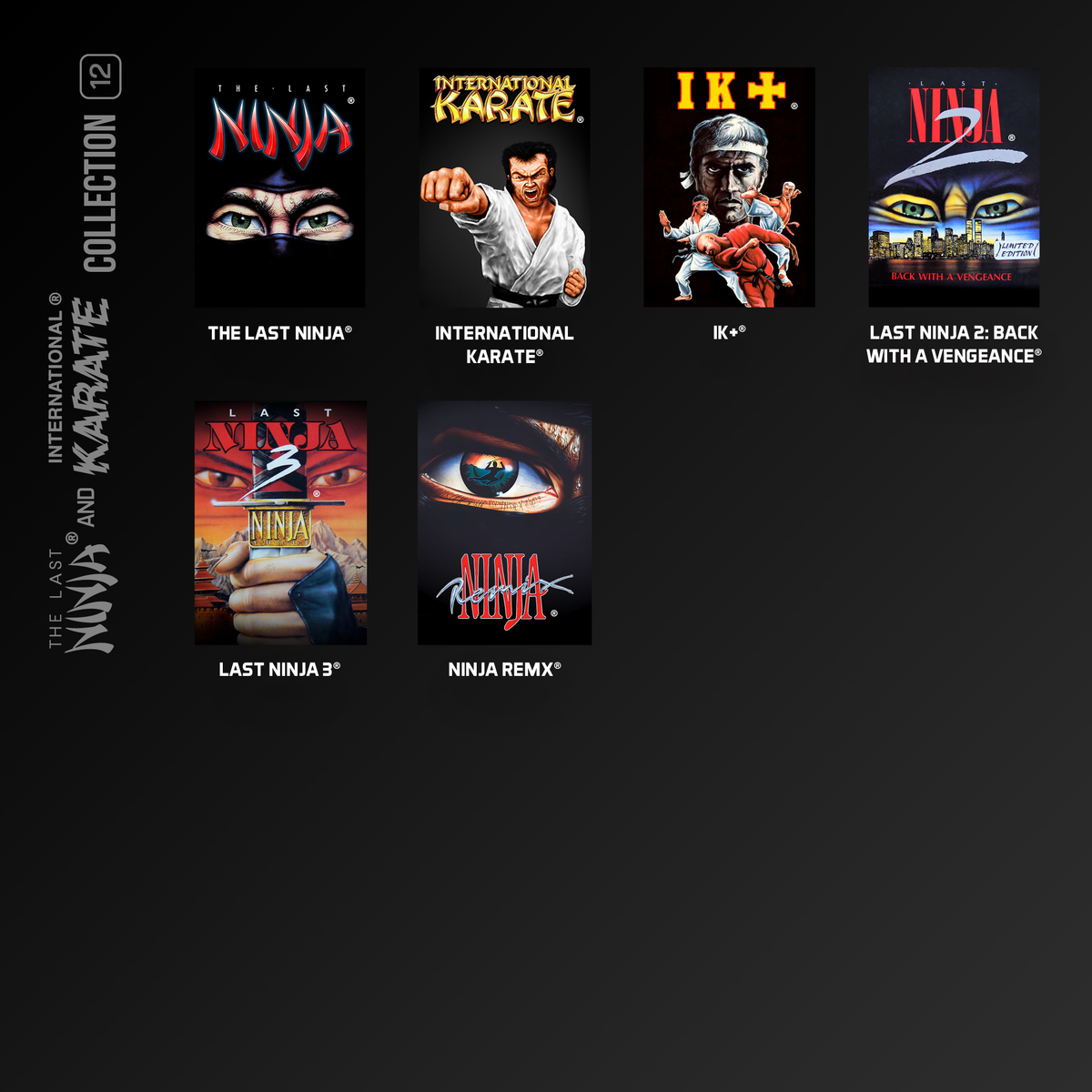 Evercade James Pond and The Last Ninja and IK Collection Bundle