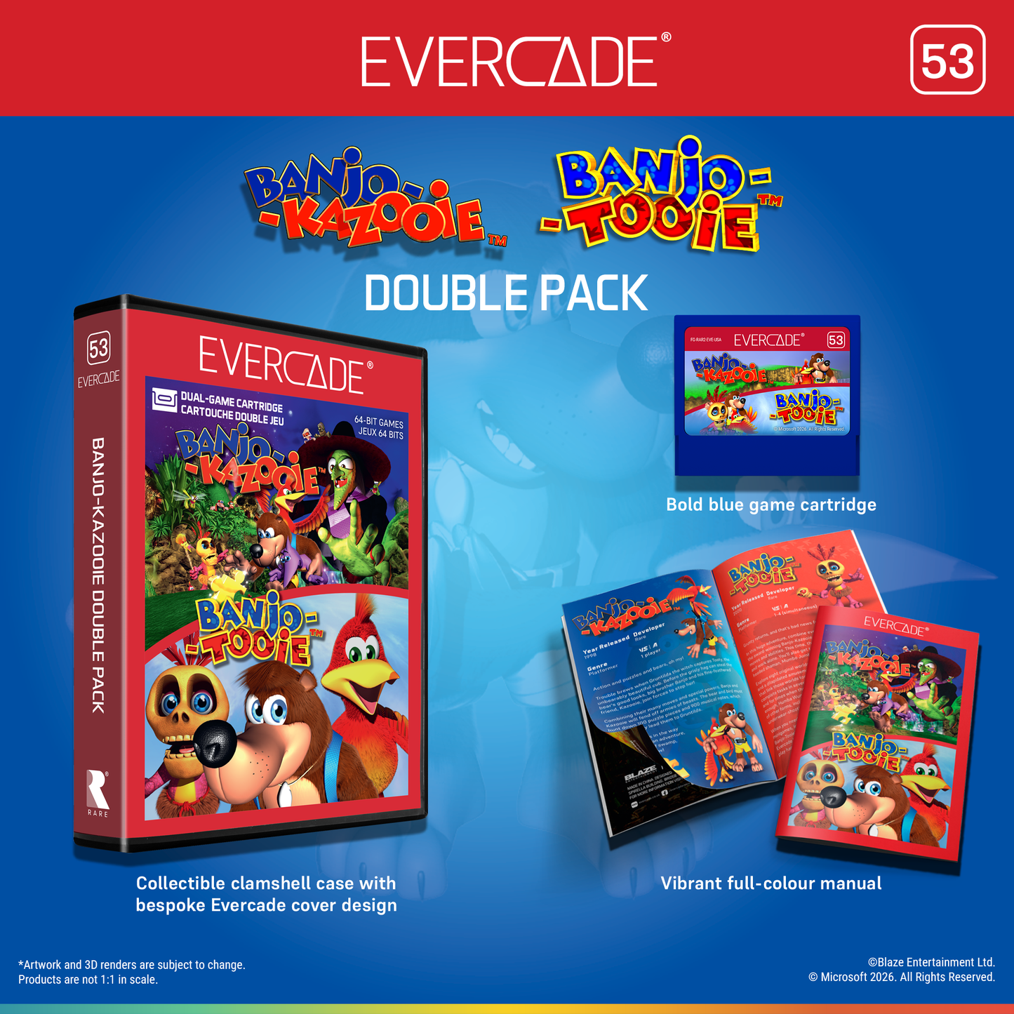 Evercade Banjo Kazooie Double Pack