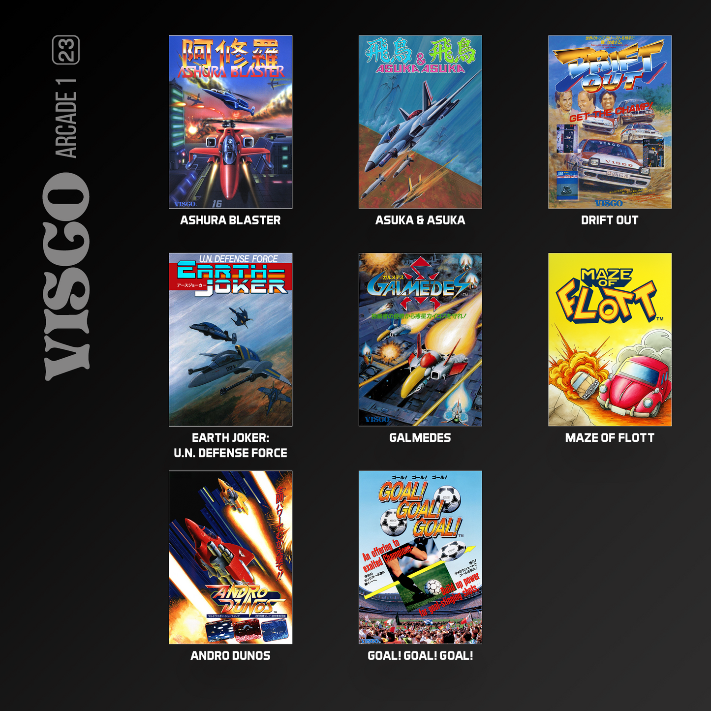 Evercade Visco Arcade 1 and 2 Bundle