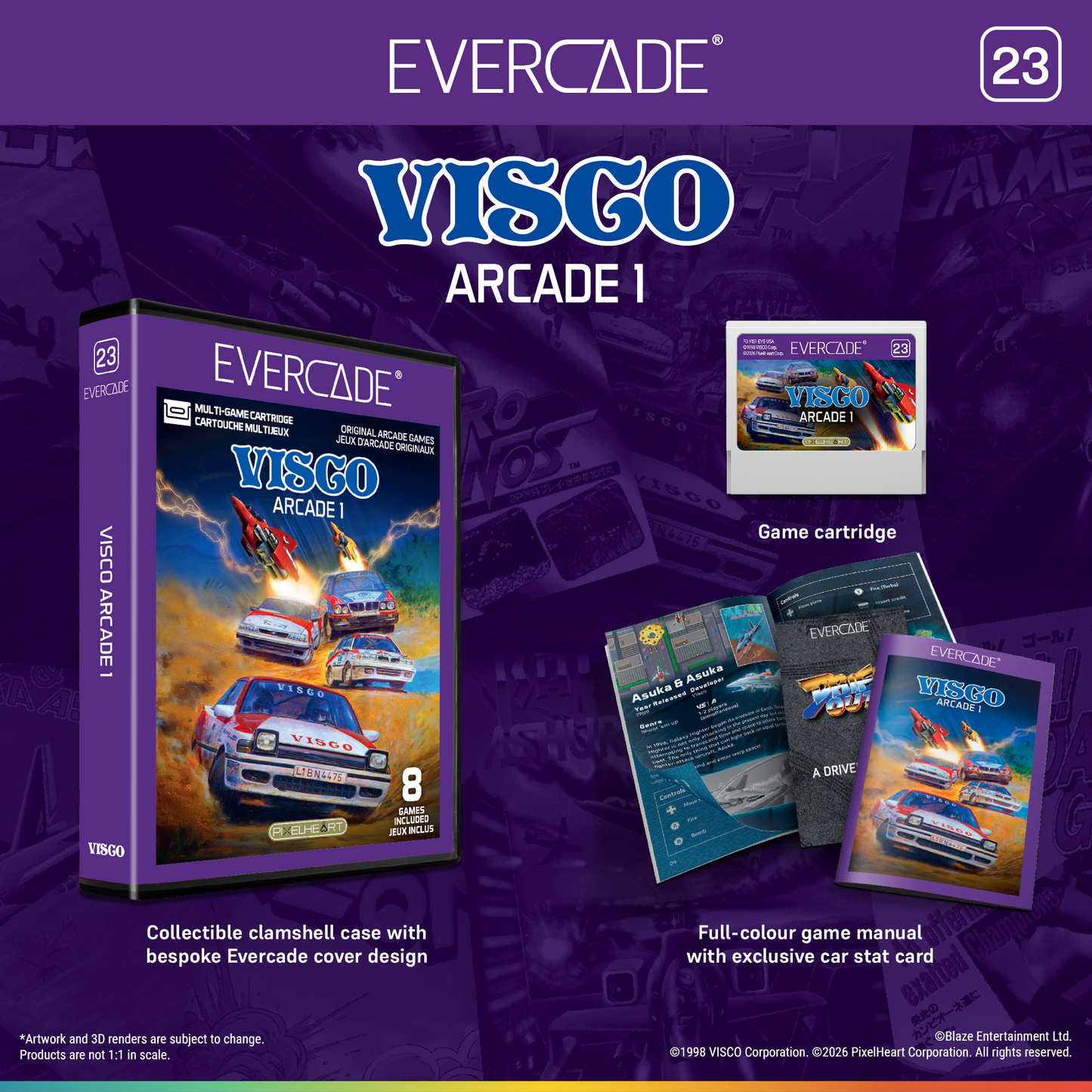 Evercade Visco Arcade 1 and 2 Bundle