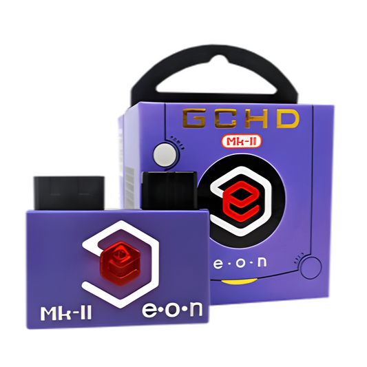 EON Purple GCHD MKII Video Adapter - Nintendo Gamecube - Dual Output - No Lag