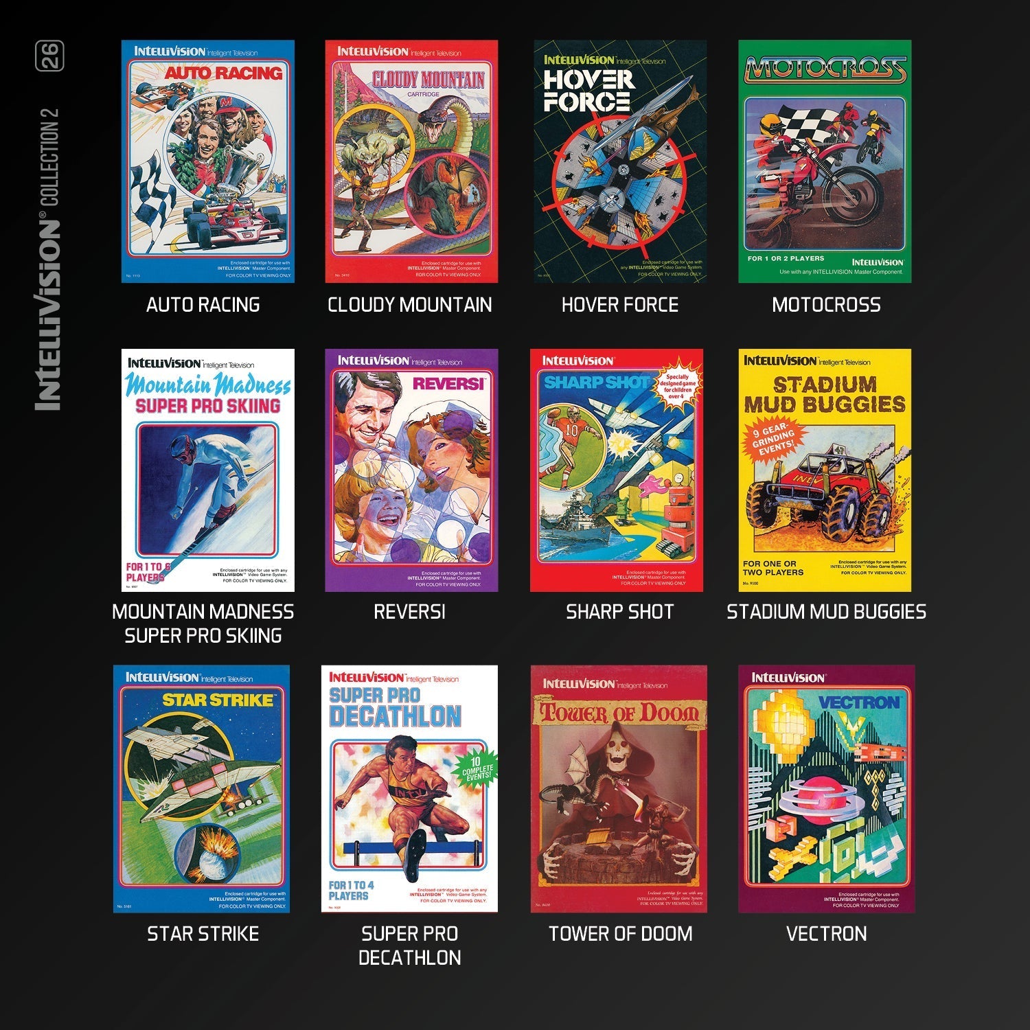 Evercade Intellivision Collection 2 - CastleMania Games