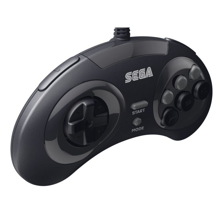 SEGA Genesis 8- Button Wired USB Control Pad - Black