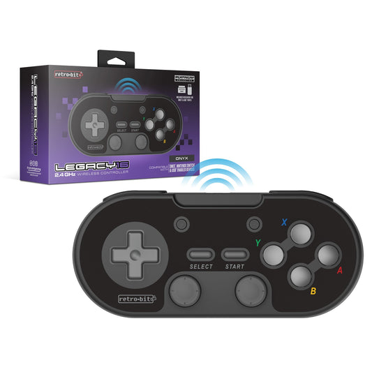 Retro-Bit Legacy16 2.4GHz Wireless Controller - Black - CastleMania Games