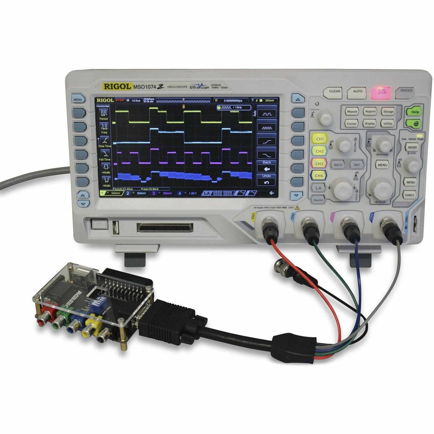 RGBench multi-input analog video analysis test bench by Qwertymodo - CastleMania Games