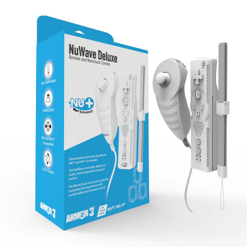 Armor3 Wii/Wii U Remote Plus Controller and Nunchuk Combo Bundle Set for Controller – CastleMania Games