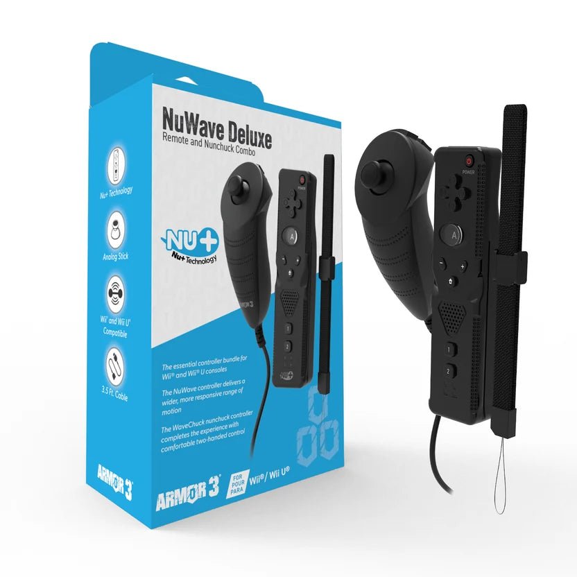 Armor3 Wii/Wii U Remote Plus Controller and Nunchuk Combo Bundle Set for Controller – CastleMania Games