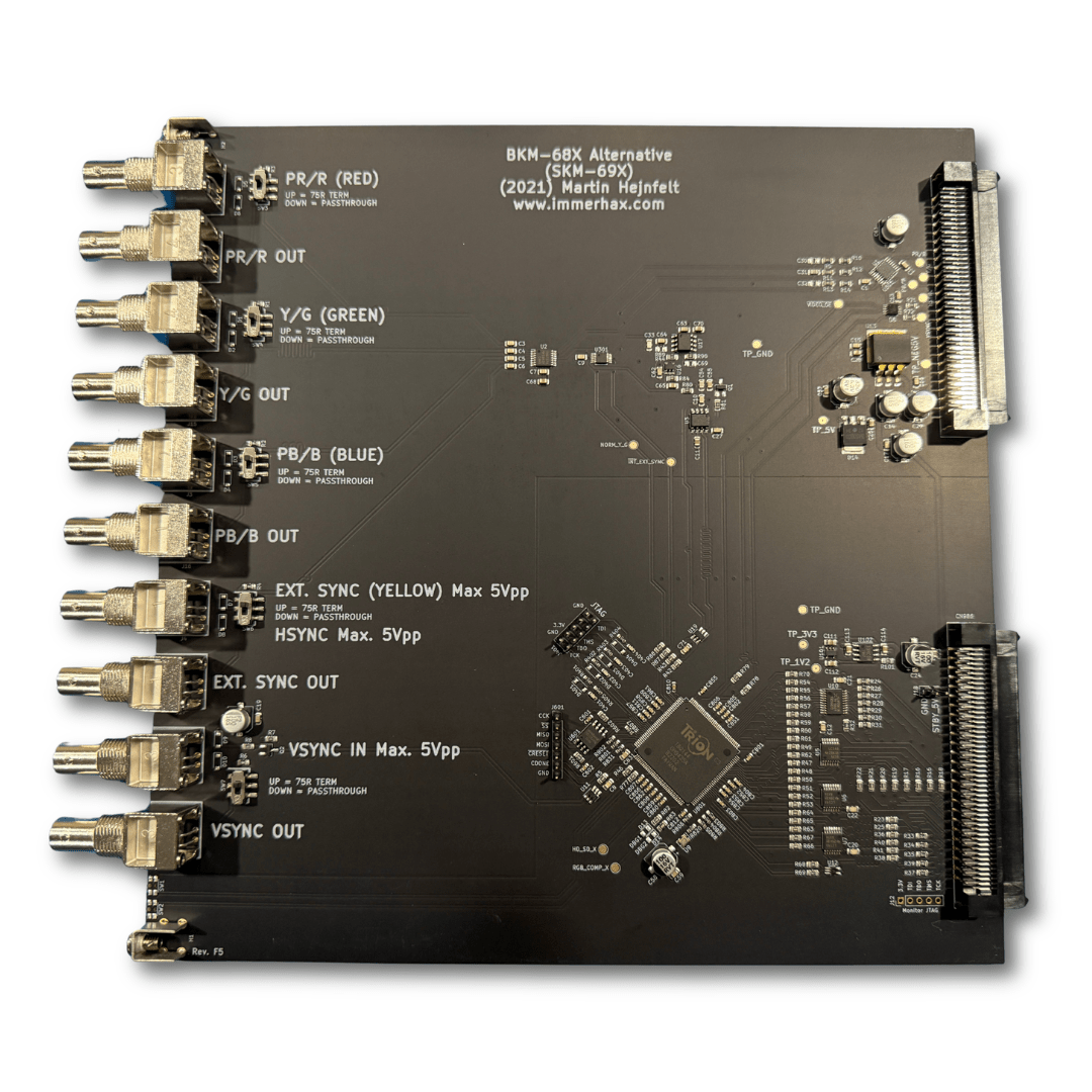 BKM 68X alternative input board for A/V Adapter – CastleMania Games