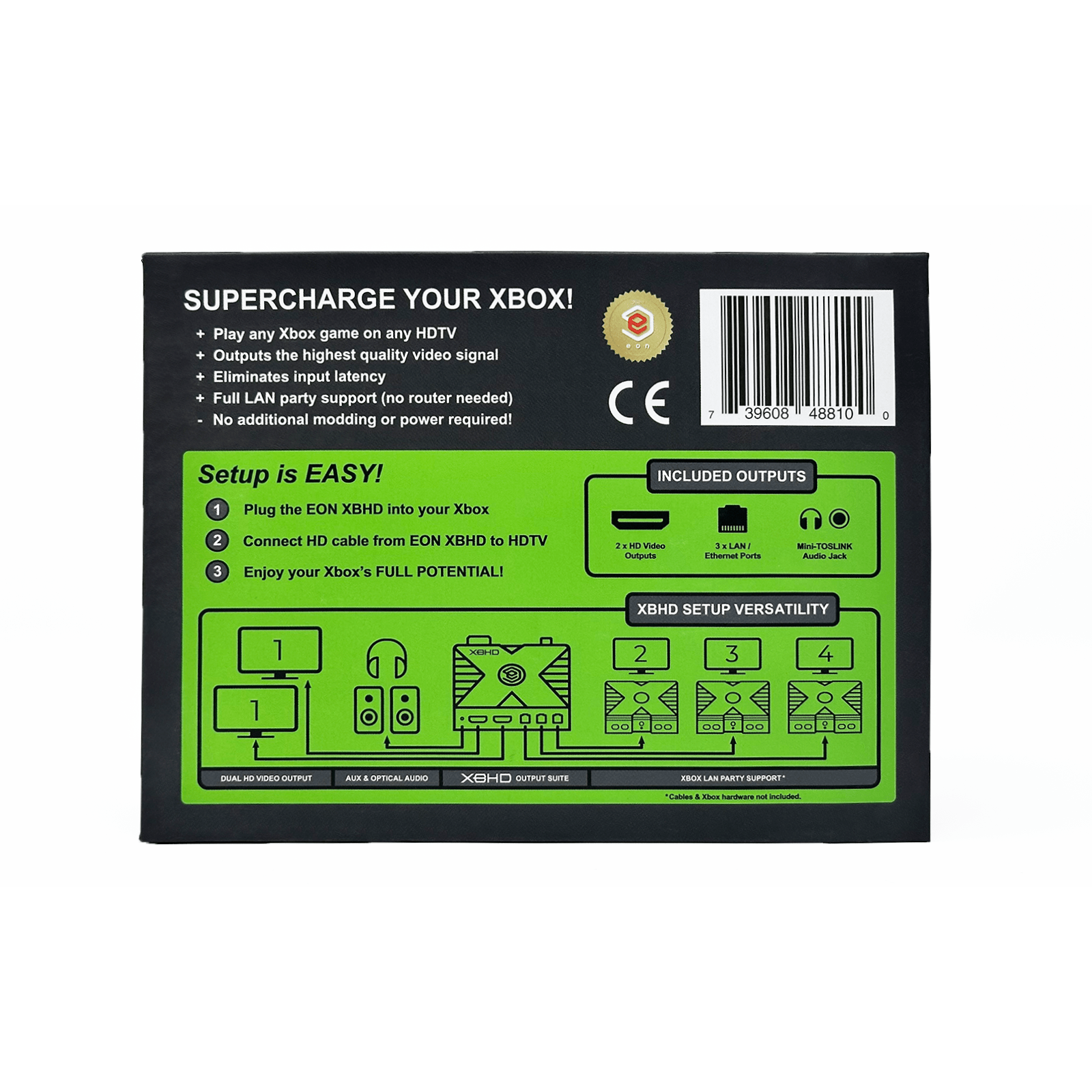 EON XBHD plug - and - play HD adapter for the original Xbox for HD Adapter – CastleMania Games