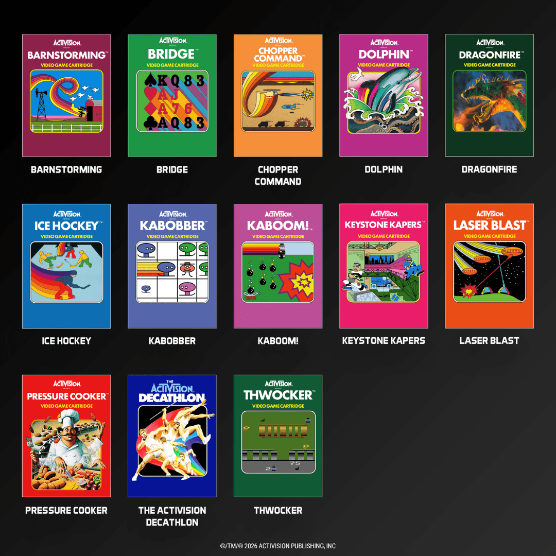 Evercade Activision Collection 3 for Game – CastleMania Games