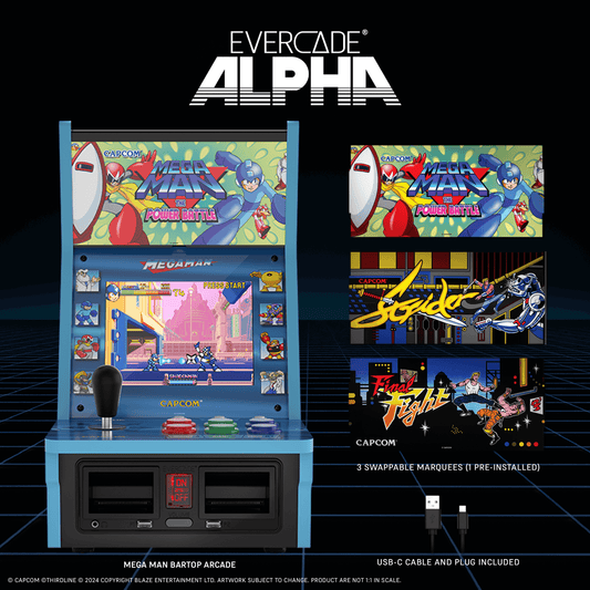 Evercade Alpha Mega Man Bartop Arcade for Bartop Arcade – CastleMania Games