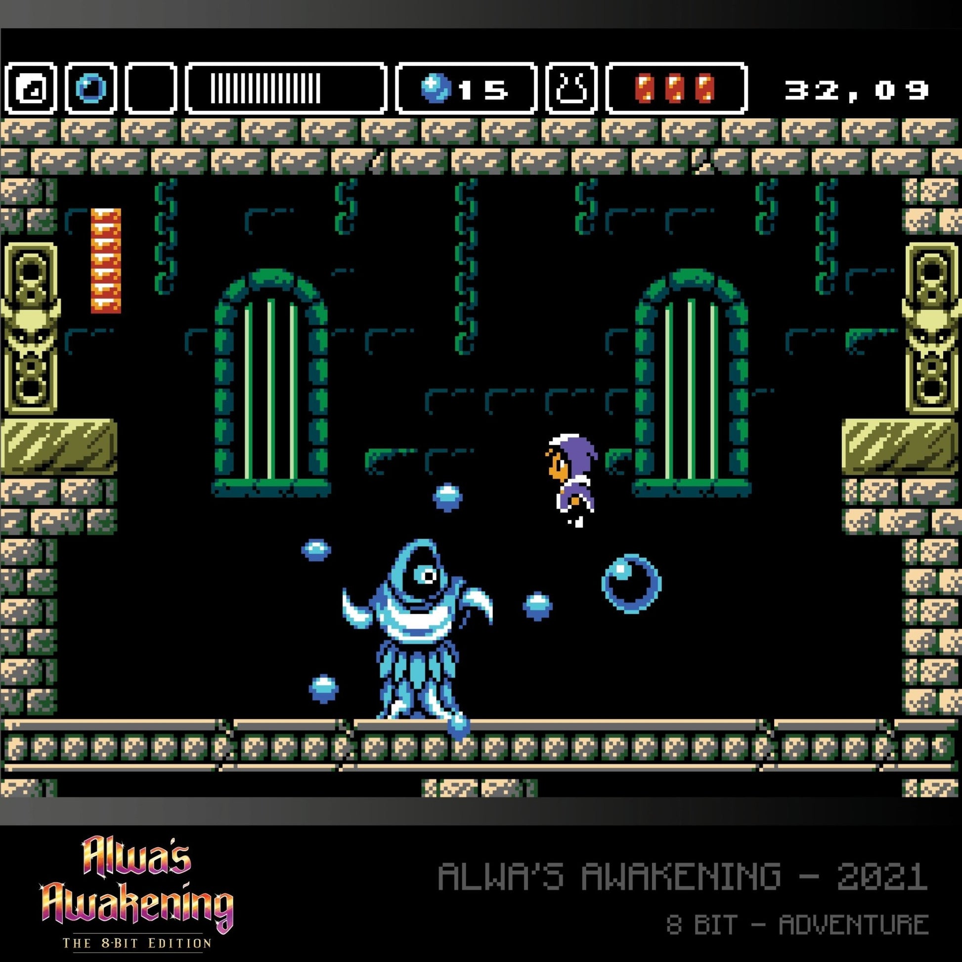 Evercade Alwa’s Awakening / Cathedral for Game – CastleMania Games