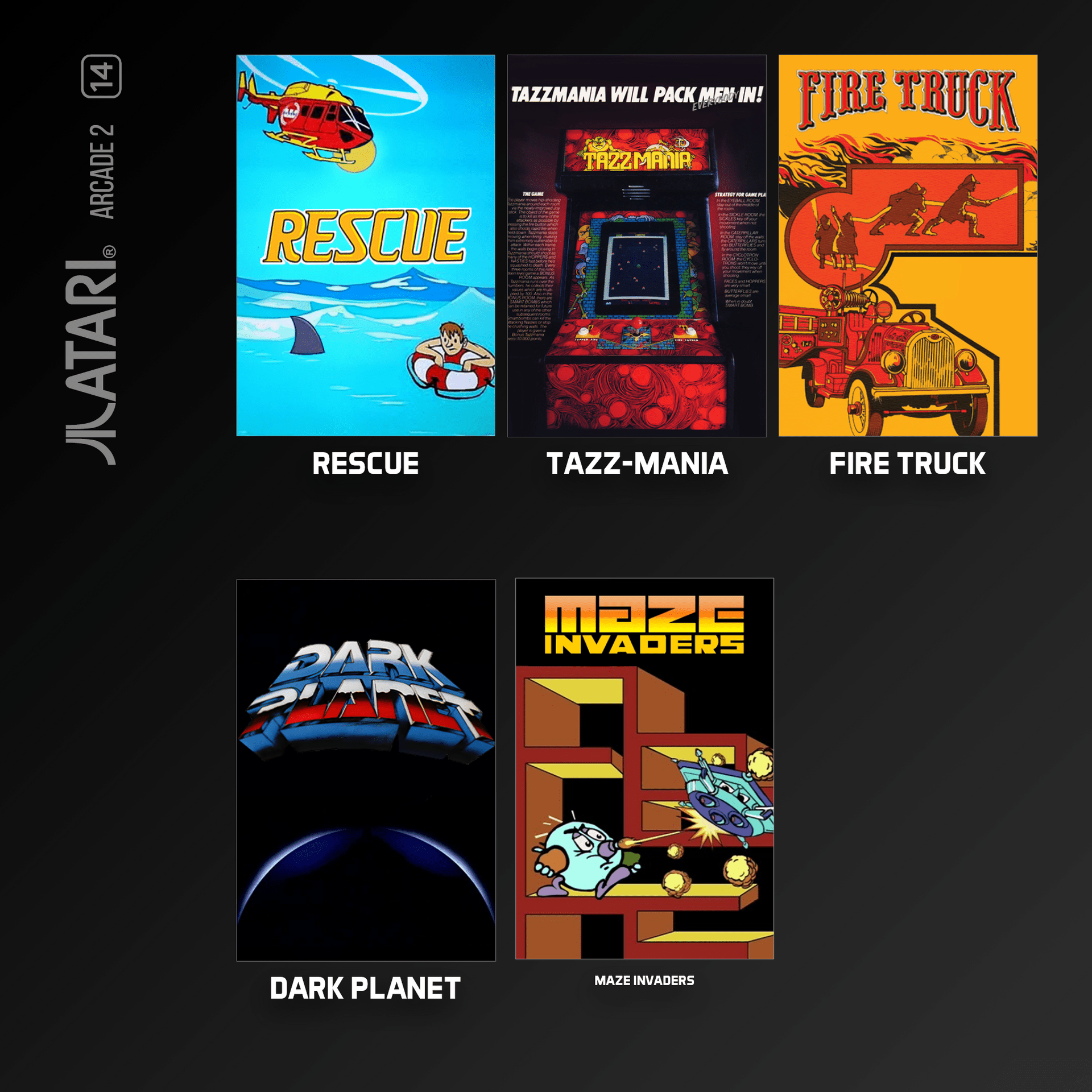 Evercade Atari Arcade Collection 2 and Tomb Raider Collection 2 for Game – CastleMania Games