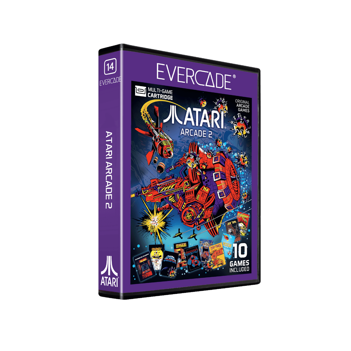 Evercade Atari Arcade Collection 2 and Tomb Raider Collection 2 for Game – CastleMania Games