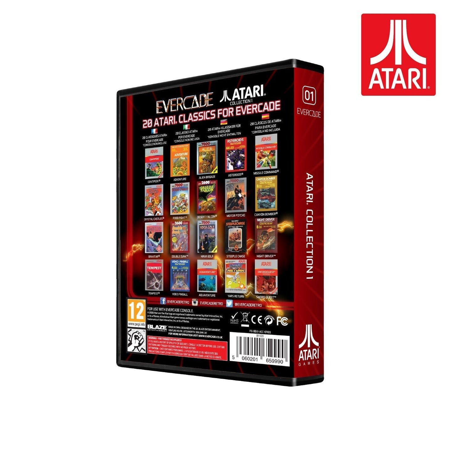 Evercade Atari Collection 1 for Game – CastleMania Games