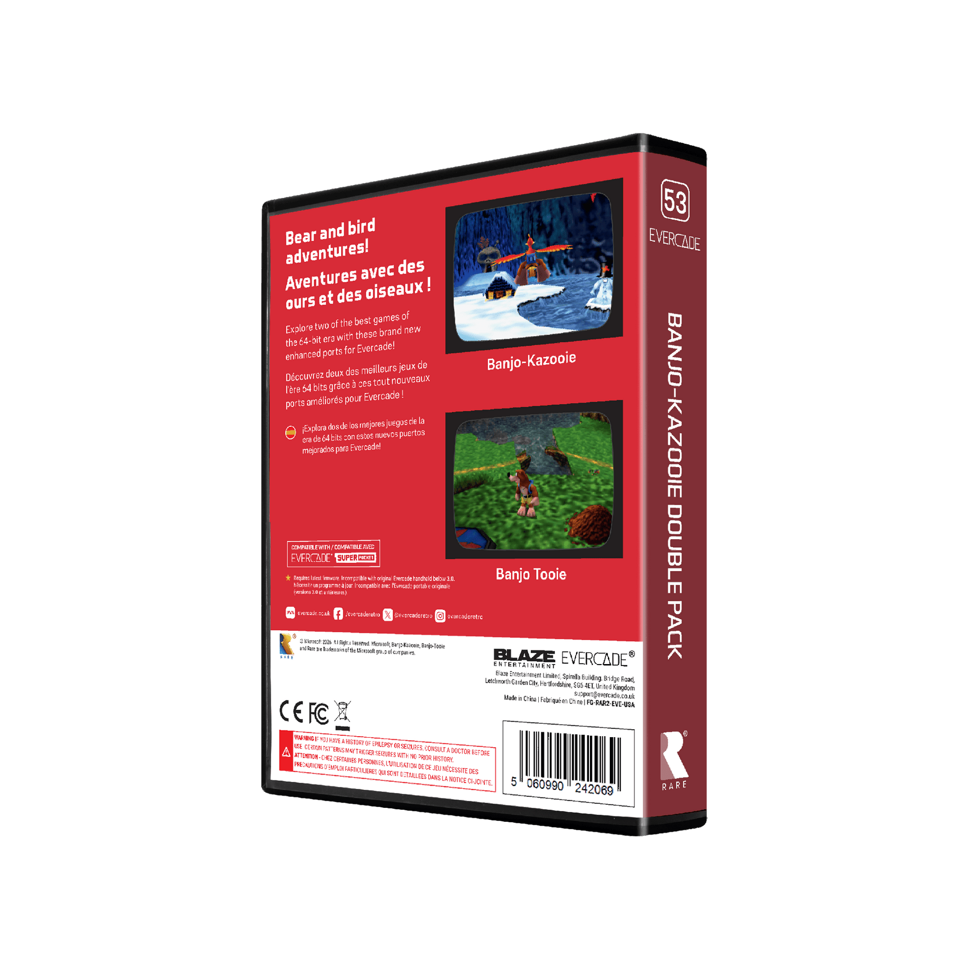 Evercade Banjo Kazooie Double Pack for Game – CastleMania Games