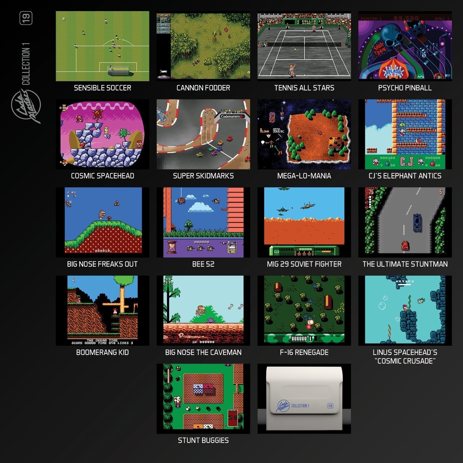 Evercade Codemasters Collection 1 for Game – CastleMania Games