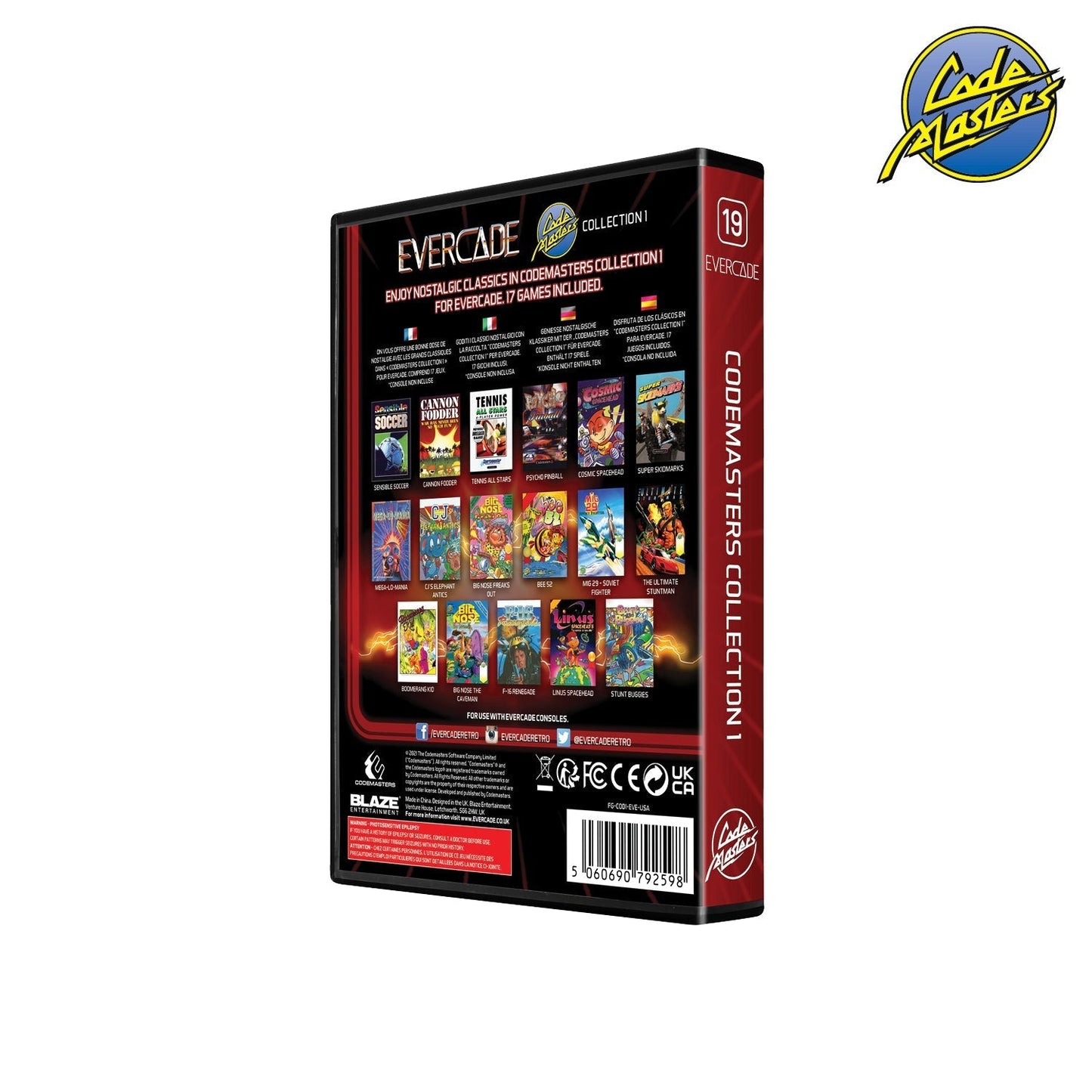 Evercade Codemasters Collection 1 for Game – CastleMania Games