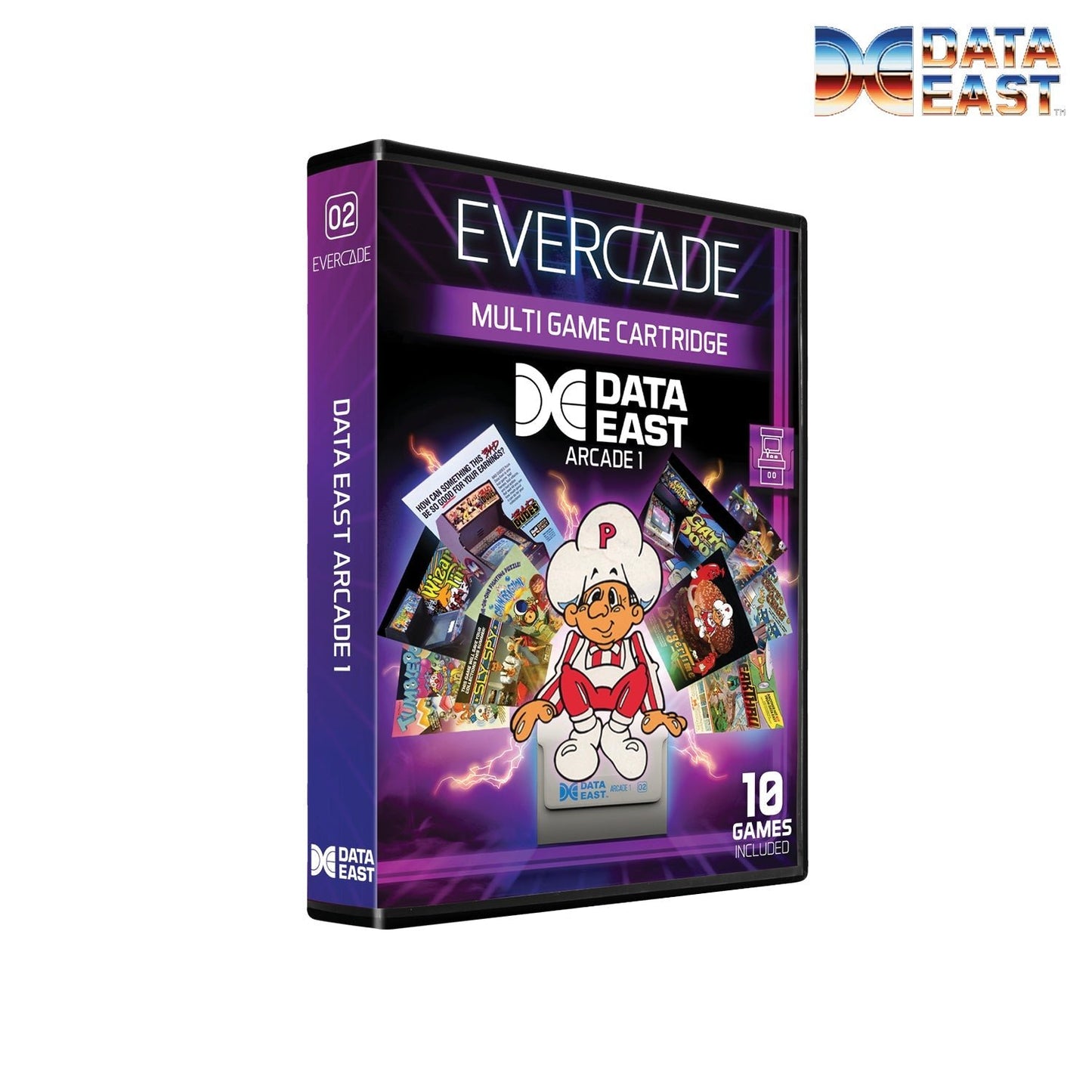 Evercade Data East Arcade Cartridge 1 for Game – CastleMania Games