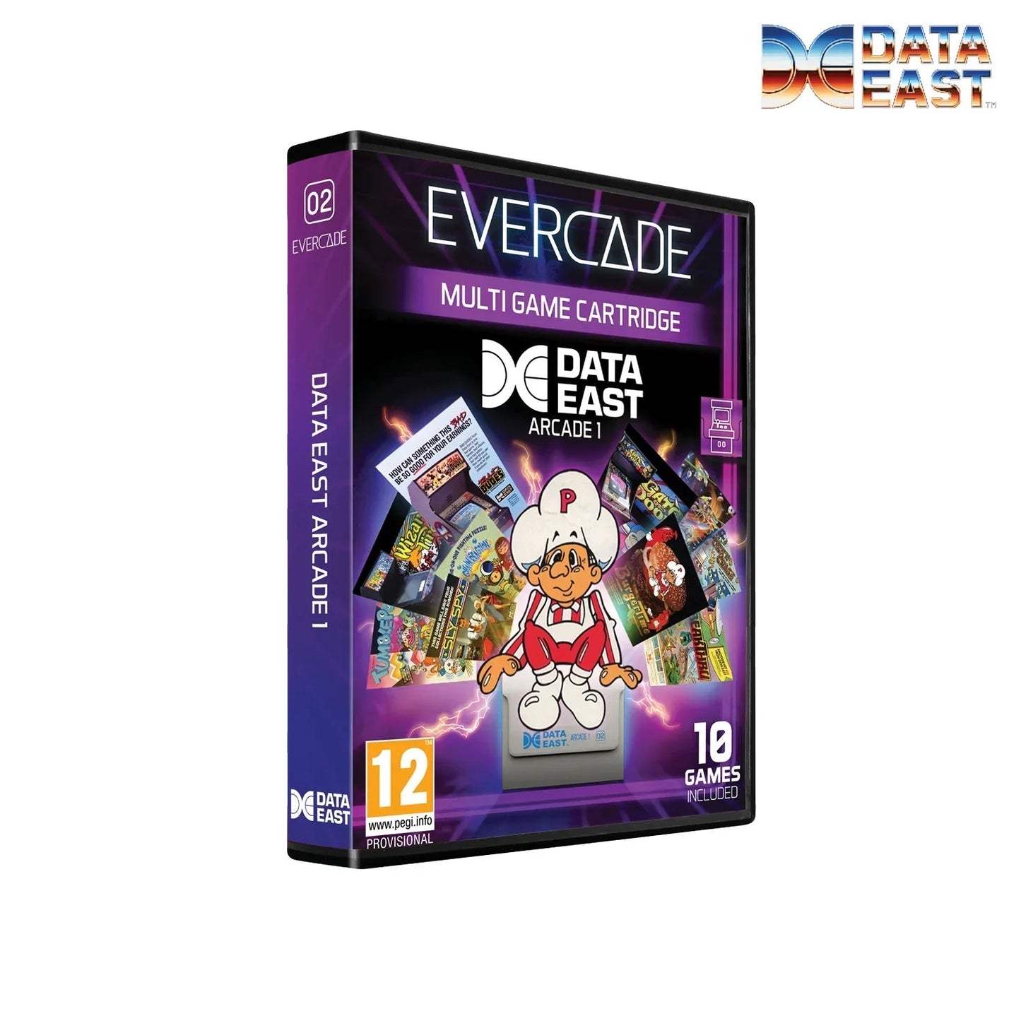 Evercade Data East Arcade Cartridge 1 for Game – CastleMania Games