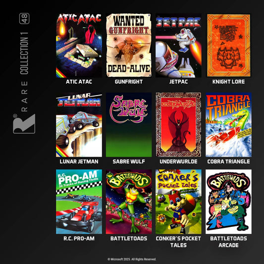 Evercade Llamasoft, Activision 1 and Rare Collection 1 Triple Pack for Game – CastleMania Games