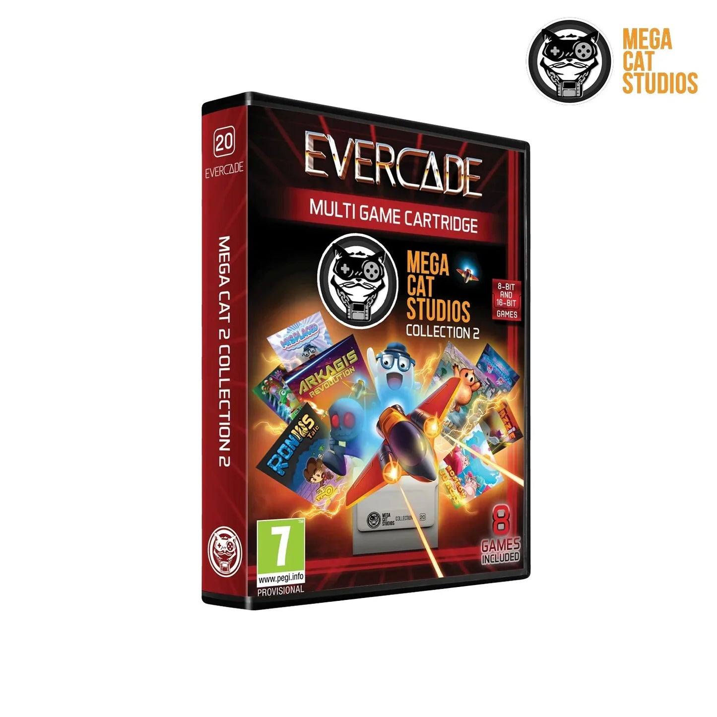 Evercade Mega Cat Cartridge 2 for Game – CastleMania Games