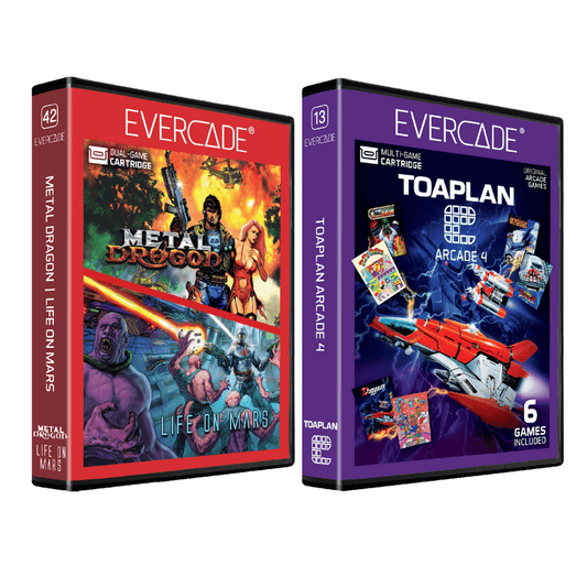 Evercade Metal Dragon/Life on Mars Collection & Toaplan Arcade Collection 4 for Game – CastleMania Games
