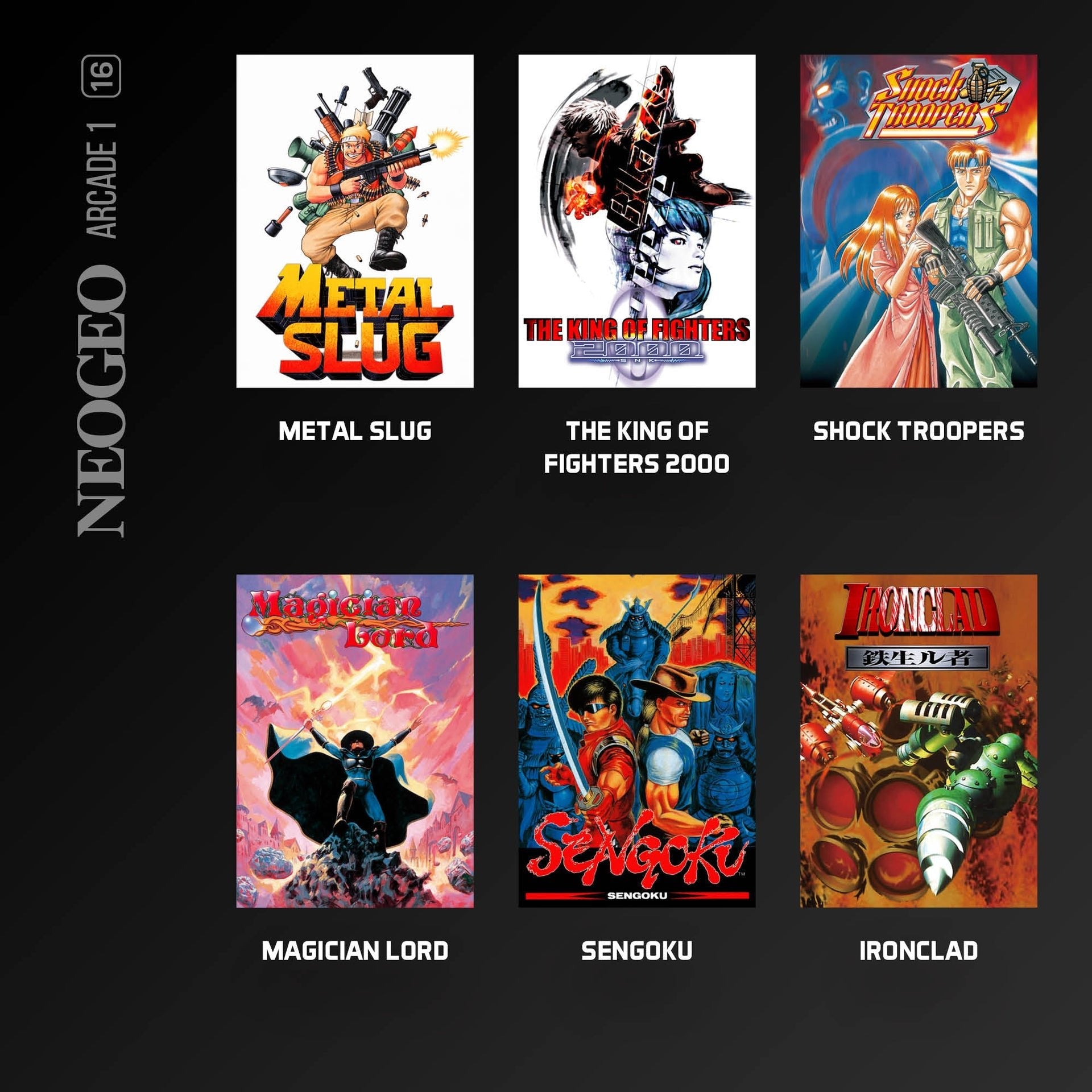 Evercade Neo Geo Arcade Collection #1 – CastleMania Games