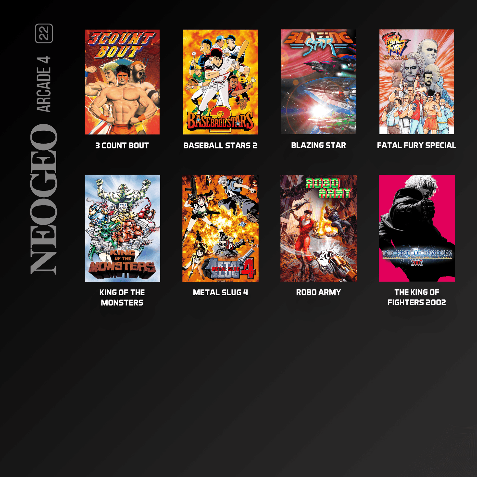 Evercade NEOGEO Arcade Collection 4 & Activision Collection 3 for Game – CastleMania Games