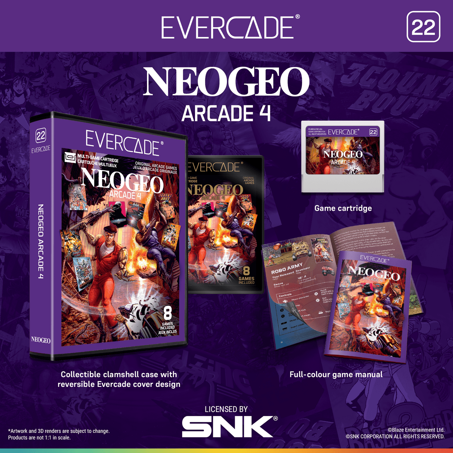 Evercade NEOGEO Arcade Collection 4 for Game – CastleMania Games