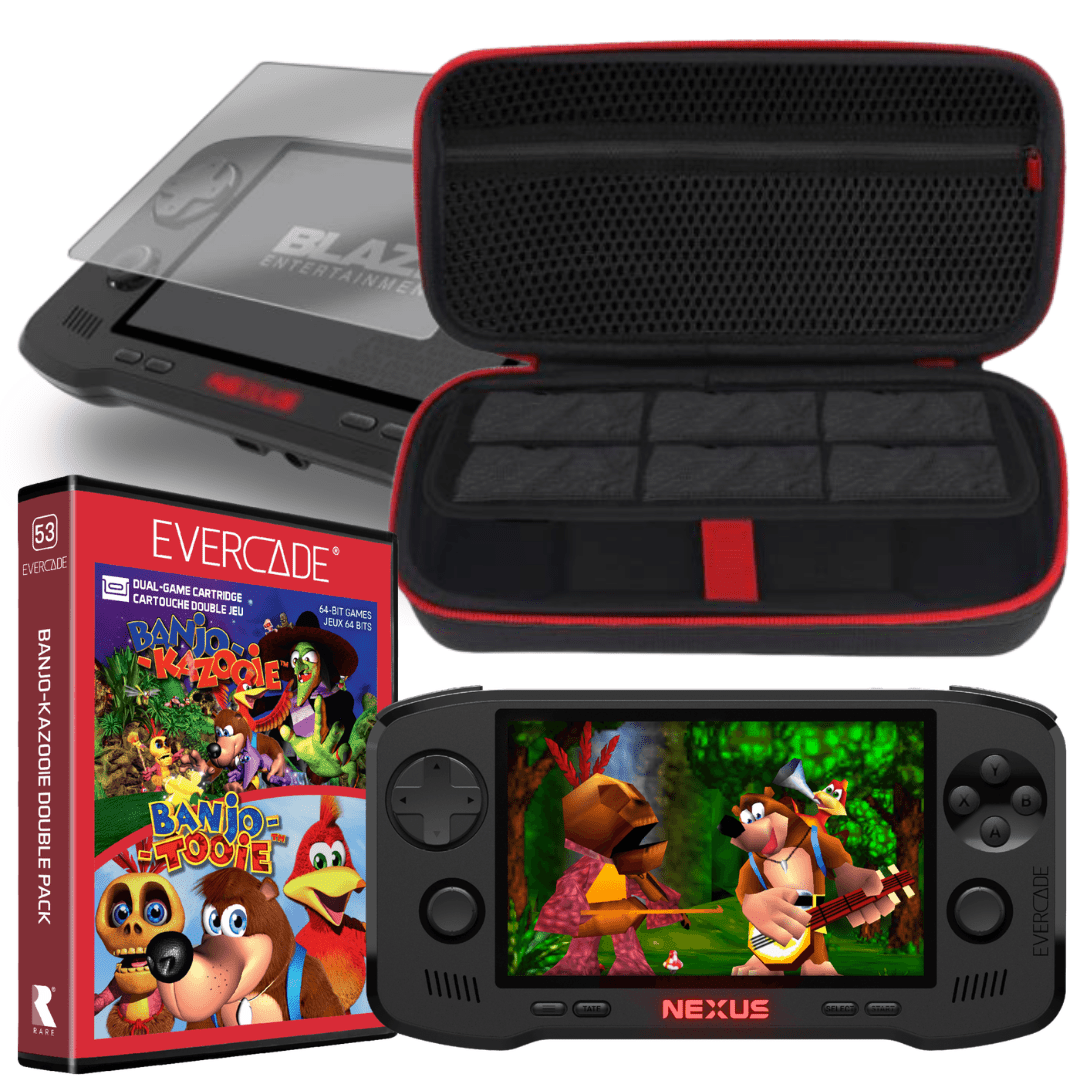Evercade Nexus and Banjo - Kazooie Double - Pack - Bundle for Portable Console – CastleMania Games