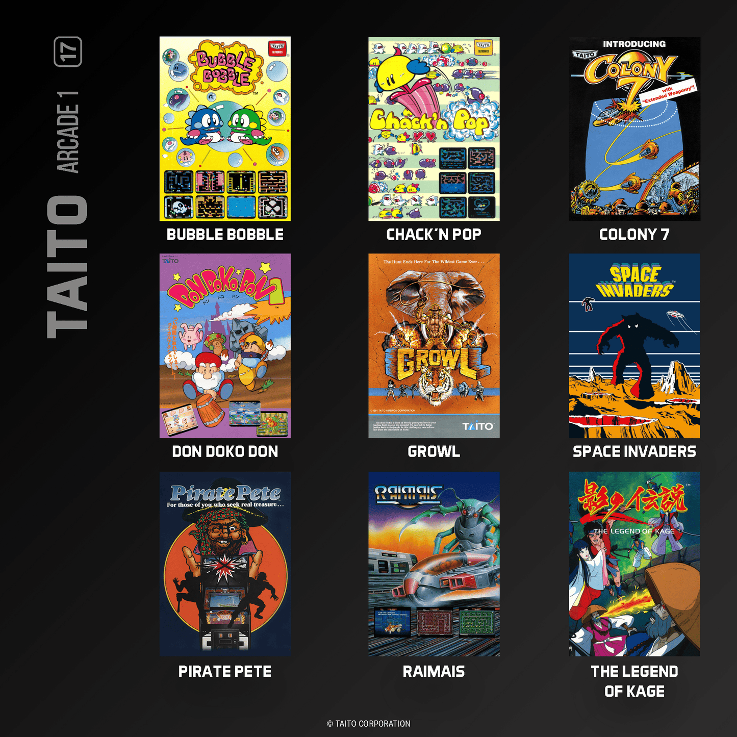 Evercade Taito Arcade Collection 1 for Game – CastleMania Games