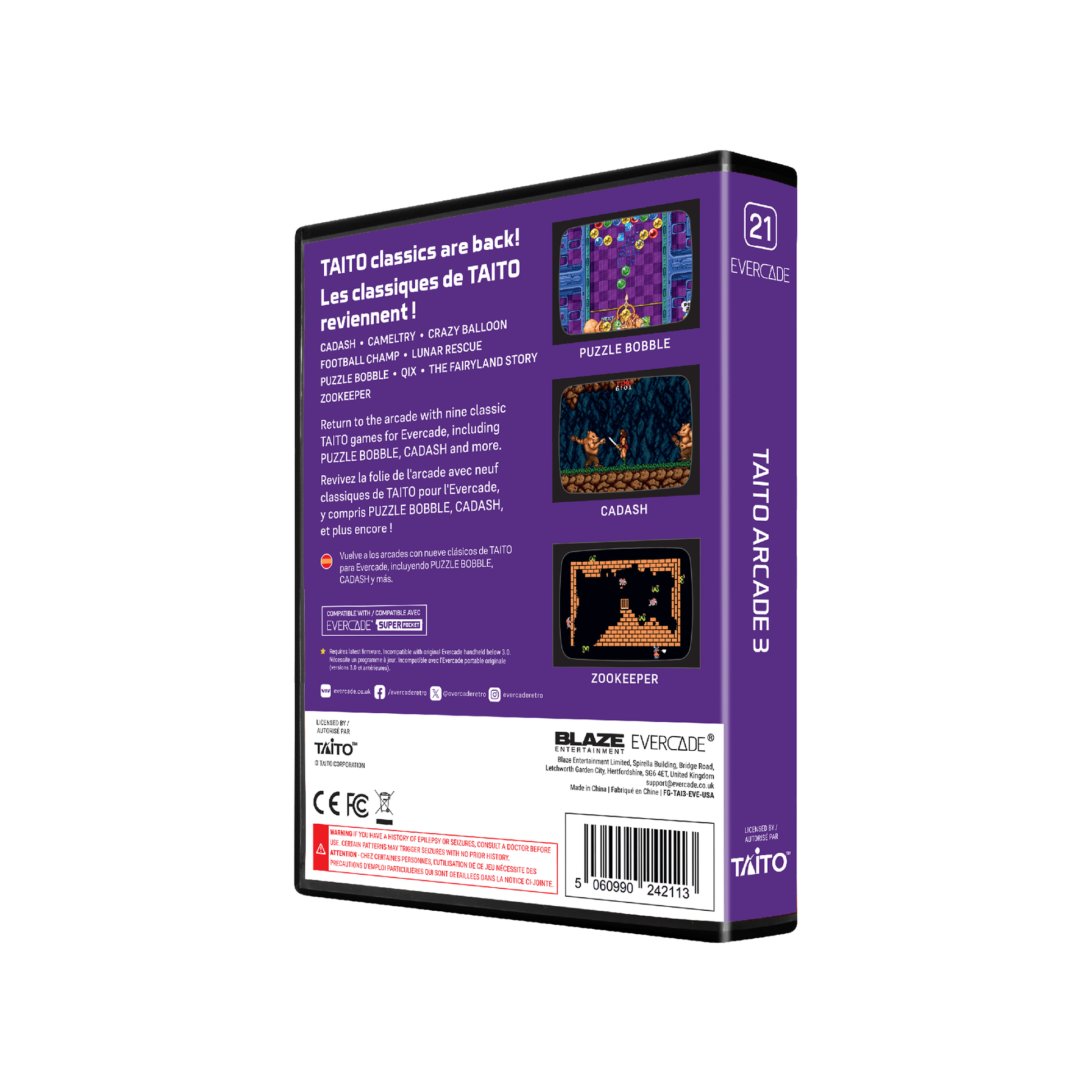 Evercade Taito Arcade Collection 3 for Game – CastleMania Games