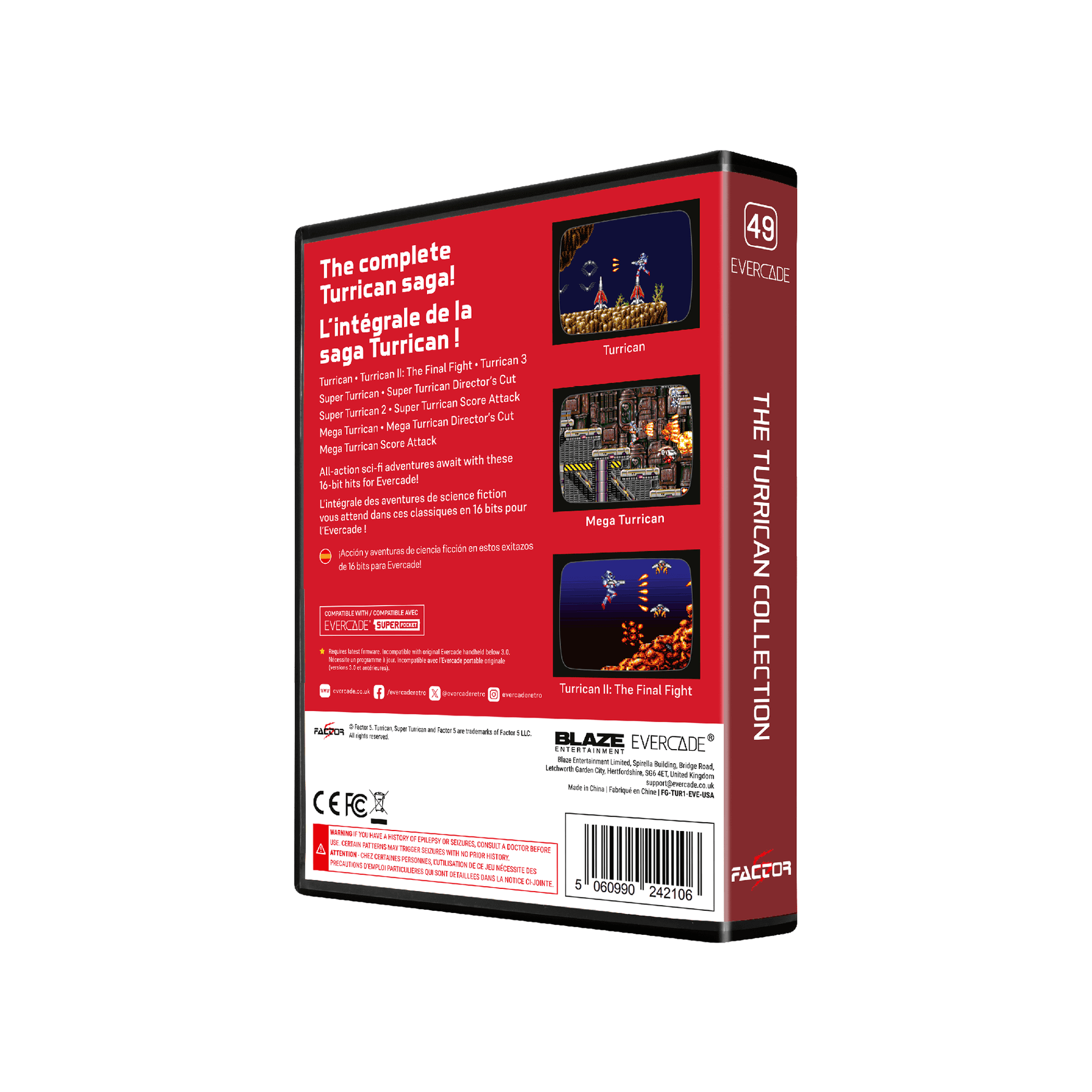 Evercade The Turrican Collection for Game – CastleMania Games